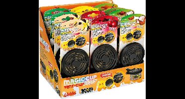 Magic cup Frutta Geurblikjes 12 stuks met ventilatie clip  (zelfde als california scents alleen geur anders )