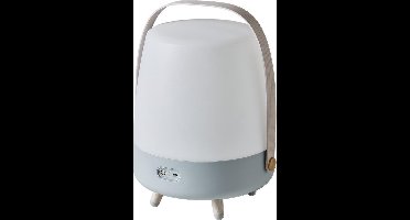 Kooduu Lite-Up PLAY Sky Blue - Draadloze Bluetooth Speaker en Deense Design LED- Lamp in één - tot ruim 10 uur wireless muziek streamen