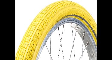 AMIGO Ortem Toro buitenband - Fietsband 24 inch - ETRTO 47-507 - Met reflectie - Geel