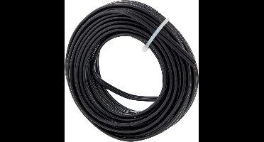 Tweelingsnoer – zwakstroom tot 42 volt – 2 x 0,75 mm² – 10 m – zwart