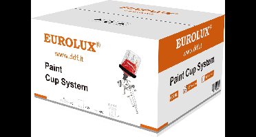 Eurolux Paint Cup System - PPS Alternatief - 650 ml - Compleet Met 50 Mengbekers En 50 Deksels - 20 Plugs - Inclusief Buitenbeker En Ring