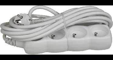 UNIVERSEEL - TCD WIT SNOER 5 M   4 X 1.5MM2