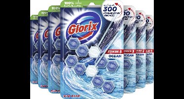Glorix Power 5 WC Blokjes - Ocean - 14 stuks - Voordeelverpakking