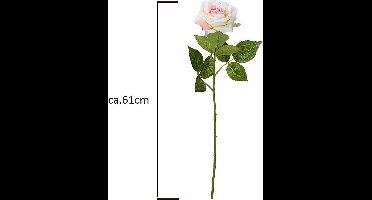 Roos 61 cm, assorti van 3 stuks