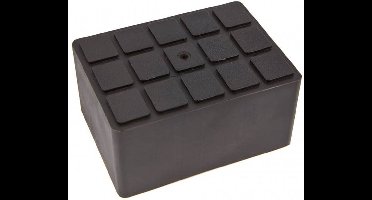 HBM rubberen opname pad / blok 160 x 120 x 100 mm