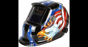 HBM Automatische Lashelm Model 9 - USA Adelaar Zwart