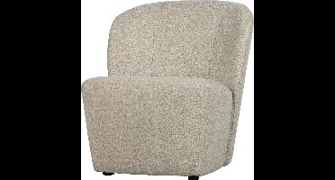 vtwonen Lofty Fauteuil - Bouclé Stof - Naturel/Beige - 75x68x72 cm