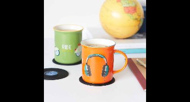 Balvi Mok Koptelefoon 31,2 Cl Keramiek Oranje