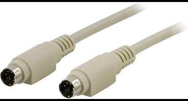 Deltaco Del-45A Mini Din6M-M - PS/2 Verlengkabel voor toetsenbord of muis - 2 meter