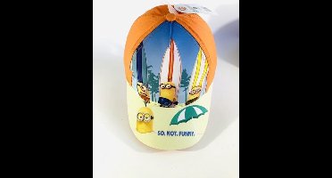 Minions cap - pet - oranje - maat 54 cm (5-8 jaar)