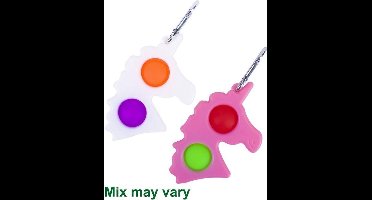 Magic Pop Game Sleutelhanger Eenhoorn Wit