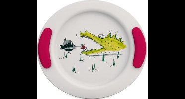 Kinderbord Krokodil - Rood