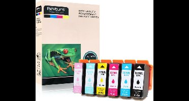 ReYours Inktcartridge voor Epson 378XL Multipack 6 stuks Epson Expression Photo XP-8500, XP-8505, XP-8600, XP-8605, XP-8606
