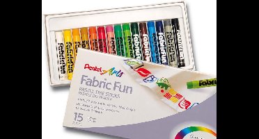 Fabric Fun fabric wax sticks set of 15 pcs