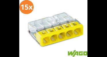Wago compact lasklem 2273-205 - 5 voudig (15 stuks)