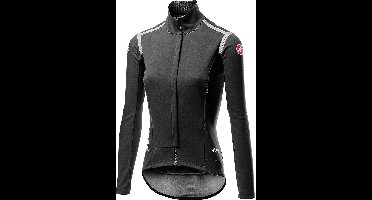 Castelli Fietsjack lange mouwen Rain Or Shine voor Dames Zwart / CA Perfetto Ros W Long Sleeve Light Black - M