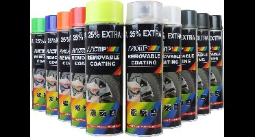 MoTip SprayPlast HOOGGLANS ZWART spuitbus 500ml