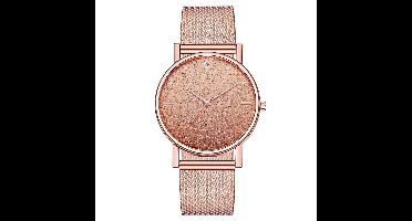 Modern Dames Horloge Rosé • Fashion • Rosegold • Roze • Zwart • Zilver • Rood • Blauw • Groen