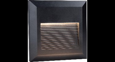 LED wandlamp vierkant | opbouw | voetpad lamp | 2W | 3000K - Warm wit