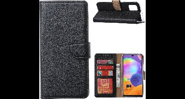 Hoesje Geschikt Voor Samsung Galaxy A21S Hoesje / wallet Case Zwart