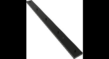 Calex plafondbalk 5 snoeren - 130 cm - metaal - zwart