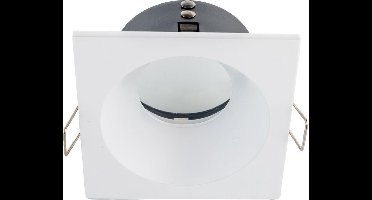 Groenovatie Inbouwspot Rond - Vast - Vierkant - Waterdicht IP65 - Wit