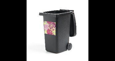 Container sticker Rozen - Roze - Patronen - 40x40 cm - Kliko sticker