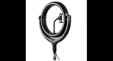 Bresser Ringlamp - BR-RL10B Zwart - Stijlvol Metalen Frame & Dimbaar