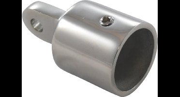 Eindstuk voor biminitop RVS - 25 mm