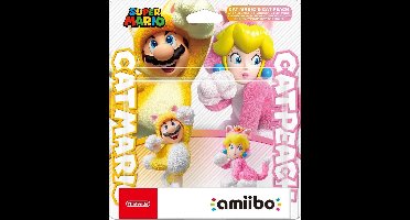 Nintendo amiibo Ingame speelfiguur - Cat Mario & Cat Peach