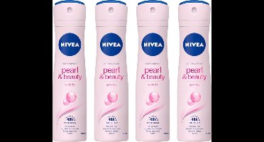 NIVEA Pearl & Beauty Deodorant Spray - Voordeelverpakking 4 x 150 ml