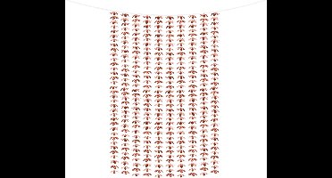 PartyDeco - Bloemen Backdrop Rosé Goud (1m x 2m)