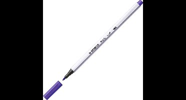 STABILO Pen 68 Brush - Premium Brush Viltstift - Met Flexibele Penseelpunt - Paars - per stuk