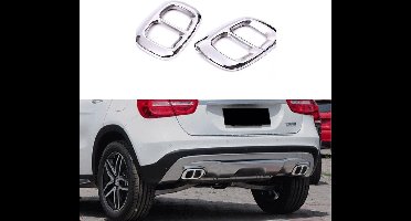 Geschikt voor Mercedes GLA X115 AMG Look Chrome uitlaat trim tip decoratie lijsten Styling Sierstuk