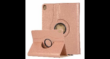 Ntech Hoes geschikt voor Apple iPad iPad Air (2019) 10.5 Draaibare Hoes - Rosegoud