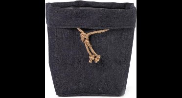 Non-branded Opbergmand Oakes 24 Cm Textiel Blauw