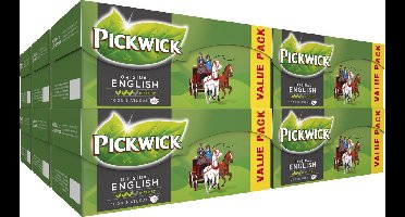 Pickwick English Zwarte Thee Voor Pot Voordeelverpakking - 12 x 40 theezakjes