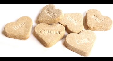 Fortuin Reuze Salmiak Harten - glutenvrij en zonder kleurstoffen - 3 kilo