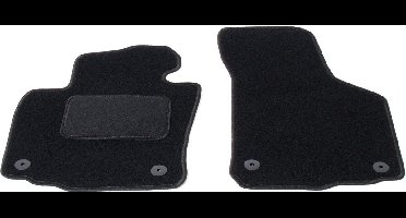 Automatten voorzijde - zwart stof - geschikt voor VW Golf 6 2008-2012