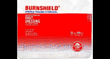 Burnshield Vingerstrip - 2,5 cm x 50cm - brandwondenkompres