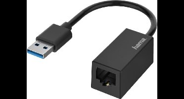 Hama Netwerk-adapter USB-stekker - LAN/Ethernet-aansluiting Gigabit-ethernet