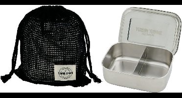 Yummii Yummii - Bento Lunchbox - Medium +2 - RVS - Stainless Steel - 1100ml