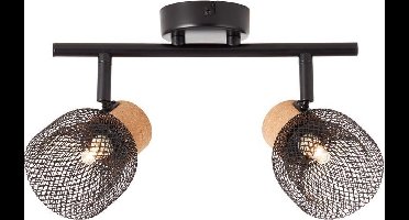 Brilliant FLAKA - Plafondspot - Zwart