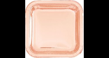 Haza Original Borden 23 X 23 Cm Papier Roze 8 Stuks