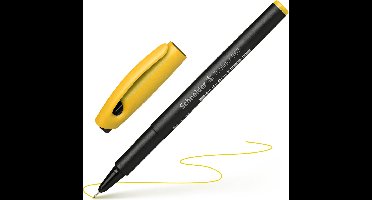 Schneider fineliner - Topliner 967 - lijnbreedte 0,4mm - geel - S-196705