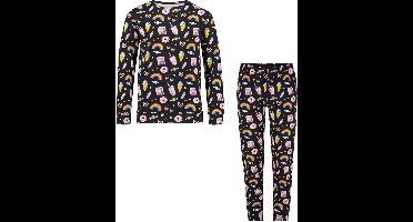 4President De Zoete Zusjes Pyjama 2 delig Zwart maat 98