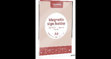 Europel Kaarthouder Luxe - T-standaard - A4 - 29,7 x 21 cm - Met magneten