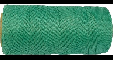 Macramé Koord - GROEN TURKOOIS / GREEN TURQUOISE - #224 - Waxed Polyester Cord - Klos ca. 173mtr - 1mm Dik