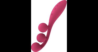 Satisfyer 'Tri Ball 1', 20,5 cm, oplegvibrator, 3 motoren