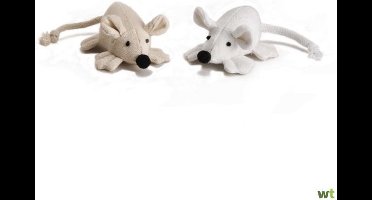 Beeztees canvas speelmuis Paddle 1 stuks